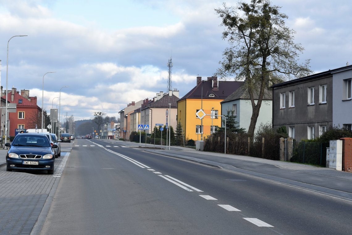 Ulica Przemysłowa po remoncie
