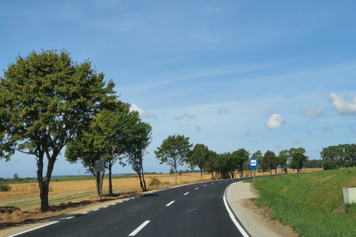 „Remont drogi powiatowej nr 1443G Kolkowo-Rybno na odcinku Kolkowo-Strzebielinek o długości ok 2,2km”
